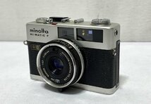 ▽minolta HI-MATOC F ミノルタ ハイマッチ フィルムカメラ レンズ：ミノルタ ROKKOR 1：2.7 f=38mm 動作未確認 ジャンク▽011032_画像1