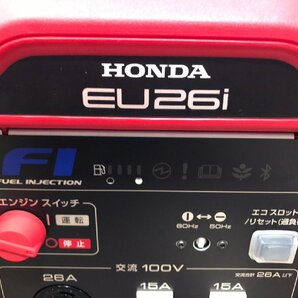 ◆【長野県諏訪市 引取歓迎!!】未使用 保管品 HONDA ホンダ インバーター発電機 EU26iJ 箱付き◆11264★の画像6