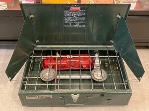 ◆Coleman コールマン ツーバーナーコンロ 413H 本体のみ アウトドア用品 中古◆7729