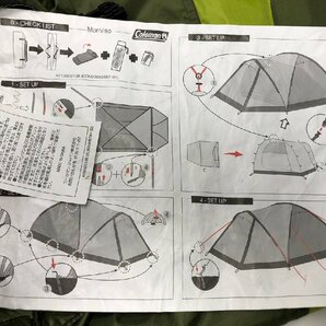 ◆Coleman コールマン Monviso3 テント ドーム 2~3人用 付属現状 アウトドア用品 中古◆12112の画像8