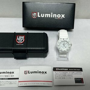 ▽LUMINOX ルミノックス 3007 Whiteout ホワイト SERIES3000 腕時計 クオーツ 中古▽011100の画像1