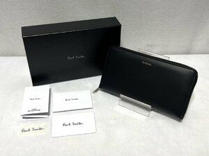 ▽Paul Smith ポールスミス 長財布 M1A-4778-AMULTI ブラック 美品▽010965