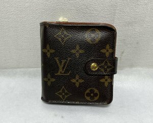 ▽Louis Vuitton ルイヴィトン コンパクトジップ 二つ折り財布 M61667 ジャンク▽011104