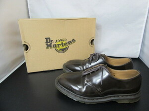 ◆Dr.Martens　ドクターマーチン　3ホールシューズ 26634220 ARCHIE II レザー オックスフォードシューズ TAN 24.5㎝　中古 ◆2925