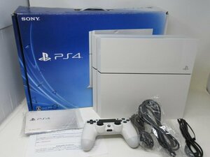 ◆SONY ソニー PS4 プレイステーション4 本体 CUH-1100A 500GB ホワイト　箱付き 中古◆11525