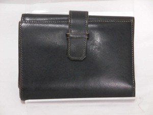 ◆【中古品】 HERMES　エルメス　レザー　財布 三つ折り財布 □B刻印◆1415