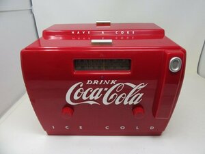 ◆ジャンク　Coca-Cola　コカ・コーラ　クーラー型ラジカセ　ヴィンテージ　現状品◆11713