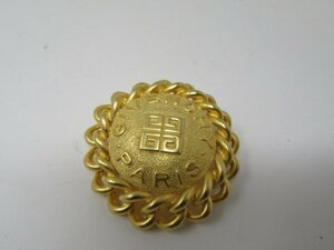 *GIVENCHY Givenchy brooch gold group color used *11151*