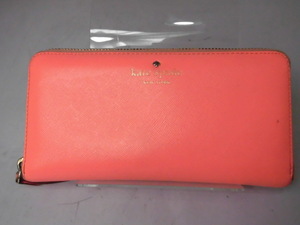 ◆ケイトスペード 長財布 PWRU2078 ピンク Kate spade 中古 ◆0424