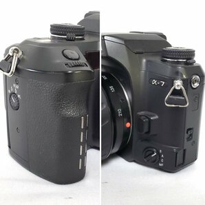 ▽ジャンク 不動 ミノルタ α-7 フィルム一眼レフカメラ レンズ付き AF ZOOM 70-210mm 1:4.5(22)-5.6▽010142の画像3