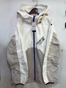 ◆未使用保管品 AVIREX アヴィレックス 6112111 BIG HOODIE JACKET ビッグフーディージャケット Lサイズ 白系 タグ付き◆10716★