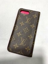 ▽LOUIS VUITTON ルイ・ヴィトン モノグラム フォリオ iPhone用 スマホカケース 中古・型崩れ・反りあり▽009949_画像2