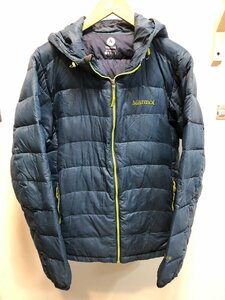 ◆Marmot マーモット Compact Down Jacket ダウンジャケット Mサイズ メンズ ネイビー系 MJD-F0108 中古◆10351★