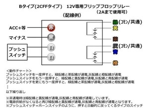 大特価 フリップフロップリレー タイプB ラッチングリレー　12V