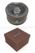 hawi1592-2 156 HAMILTON ハミルトン 9721B 自動巻 デイト 腕周り約18.5cm 腕時計 メンズウォッチ 箱付 稼働_画像10