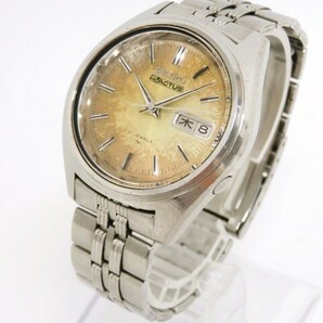 ♪hawi1564-1 529 SEIKO セイコー 5ACTUS 5アクタス 21石 7019-7060 自動巻 デイデイト 腕周り約16.5cm 腕時計 メンズウォッチ 稼働の画像2