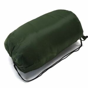 [新品/緑2B] アウトドア キャンプ シュラフ 寝袋 封筒寝袋 綿寝袋 緑 190×75(cm) 重量1000(g) 2点セットの画像2