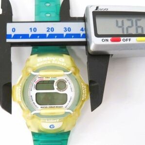 ■hawi1565-3 527 CASIO カシオ Baby-G ベビーG QZ クォーツ BG-370 デジタル 腕周り約20cm 腕時計 レディース ウォッチ 電池切れの画像9