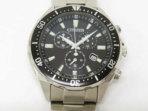 ♪hawi1560-1 519 CITIZEN シチズン H500-S064538 ソーラー クロノグラフ デイト 腕周り約15.5cm 腕時計 メンズウォッチ 稼働