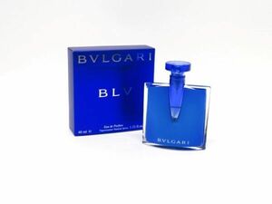 ■hawi1557-1 516 BVLGARI ブルガリ BLV ブルー オードパルファム 40ml 残量約5割 香水 ユニセックス