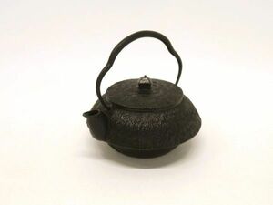 hawi1608-11 919 未使用 鉄急須志ほり 鉄瓶 南部鉄器 南部盛岡 岩鋳 急須 金属工芸