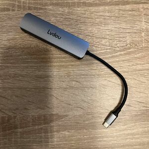 USB C ハブ アダプタ 6-in-1 Lvdou マルチポート