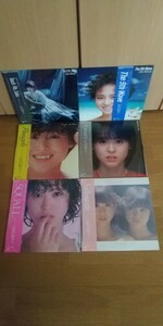 松田聖子 アイドル 邦楽 ポップス レコード LP 帯付 6枚 昭和 80s レア盤