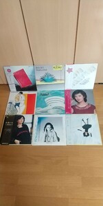 邦楽 ポップス Lp レコード盤 9枚 和モノ 帯付含 検 レア盤 シティポップ 昭和 堀川まゆみ 山口百恵 八神純子 南佳孝 ハイファイセット