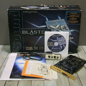【サウンドカード】Sound BLASTER X-Fi Digital Audio SB0460＋デジタルI/Oモジュール SB0002 ジャンク品の画像1
