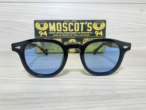 MOSCOT モスコット★レムトッシュ★カラーレンズ★LEMTOSH★伊達眼鏡 黒縁 ボストン ウェリントン サングラス 未使用 美品