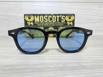 MOSCOT モスコット★レムトッシュ★カラーレンズ★LEMTOSH★伊達眼鏡 黒縁 ボストン ウェリントン サングラス 未使用 美品_画像1