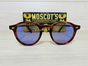 MOSCOT モスコット★ミルゼン★サングラス★MILTZEN★伊達眼鏡 ボストン カラーレンズ パープル 未使用 美品