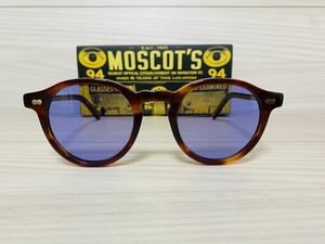 MOSCOT モスコット★ミルゼン★サングラス★MILTZEN★伊達眼鏡 ボストン ブロンド 鼈甲柄 未使用 美品