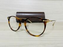 OLIVER PEOPLES オリバーピープルズ 眼鏡フレーム★OV5343D 1007★Marret★チタンフレーム★鼈甲柄 ゴールド★未使用 美品★_画像2