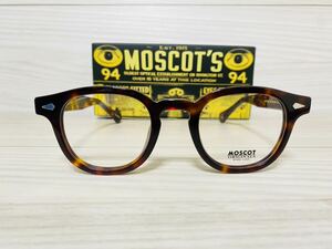 ★MOSCOT★モスコット★レムトッシュ★メガネフレーム★LEMTOSH★定番 人気 伊達眼鏡 鼈甲柄 未使用 美品