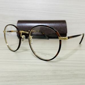 OLIVER PEOPLES オリバーピープルズ 眼鏡フレーム★OV1161TD 5121★Hartford-CV★ボストン ラウンド 鼈甲柄 ゴールド★未使用 美品★の画像2