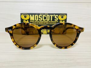 MOSCOT モスコット★ミルゼン★サングラス★MILTZEN★人気 伊達眼鏡 ウェリントン ボストン 鼈甲柄 未使用 美品