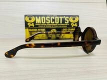 MOSCOT モスコット★ゾルマン★サングラス★ZOLMAN★人気 伊達眼鏡 ウェリントン ボストン 鼈甲柄 未使用 美品_画像4