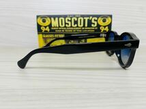 MOSCOT モスコット★レムトッシュ★LEMTOSH★伊達眼鏡 ボストン ウェリントン グラデーションレンズ サングラス 黒縁 未使用 美品_画像4