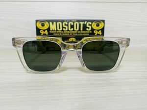 MOSCOT モスコット★GROBER★伊達眼鏡 ボストン ウェリントン サングラス クリアフレーム 未使用 美品