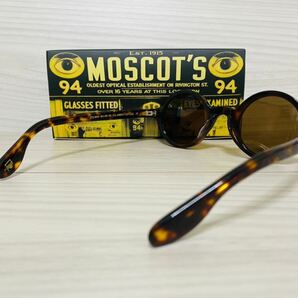 MOSCOT モスコット★ゾルマン★サングラス★ZOLMAN★伊達眼鏡 ラウンド 鼈甲柄 セルフレーム 未使用 美品の画像5