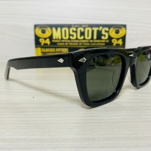 MOSCOT モスコット★GROBER★伊達眼鏡 ボストン ウェリントン サングラス 黒縁 未使用 美品の画像3