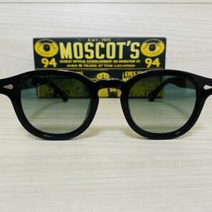 ★MOSCOT★モスコット★レムトッシュ★LEMTOSH★伊達眼鏡 サングラス 黒縁 グラデーション カラーレンズ 未使用 美品の画像1