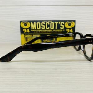 MOSCOT モスコット★メガネフレーム★KLUTZ★伊達眼鏡 ウェリントン スクエア 鼈甲柄★未使用 美品★の画像4