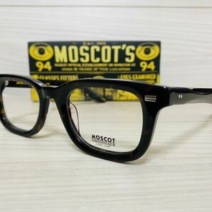 MOSCOT モスコット★メガネフレーム★KLUTZ★伊達眼鏡 ウェリントン スクエア 鼈甲柄★未使用 美品★の画像2