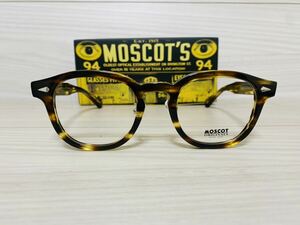 MOSCOT モスコット★レムトッシュ★メガネフレーム★LEMTOSH★伊達眼鏡 ウェリントン 定番 人気 未使用 美品★ノーズパッド付き★