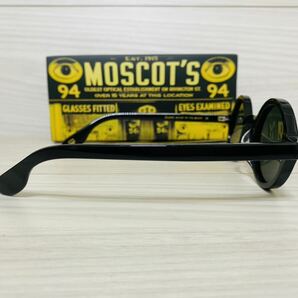 ★MOSCOT★モスコット★ゾルマン★ZOLMAN★伊達眼鏡 サングラス 黒縁 ブラックフレーム 未使用 美品の画像4