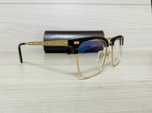 OLIVER PEOPLES オリバーピープルズ メガネフレーム OV5989 5002★Petofi★鼈甲柄 ゴールド サーモントタイプ伊達眼鏡 未使用 美品 _画像3