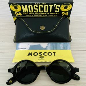 MOSCOT モスコット★ゾルマン★サングラス★ZOLMAN★伊達眼鏡 ブラック ボストン オシャレ ラウンド 未使用 美品の画像9