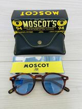 MOSCOT モスコット★ミルゼン★サングラス★MILTZEN★伊達眼鏡 ウェリントン カラーレンズ セルフレーム 未使用 美品_画像9